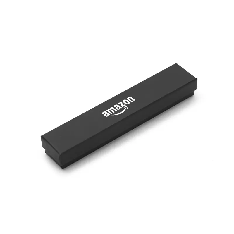 Caja individual boligrafo — Negro · Negro · Papel