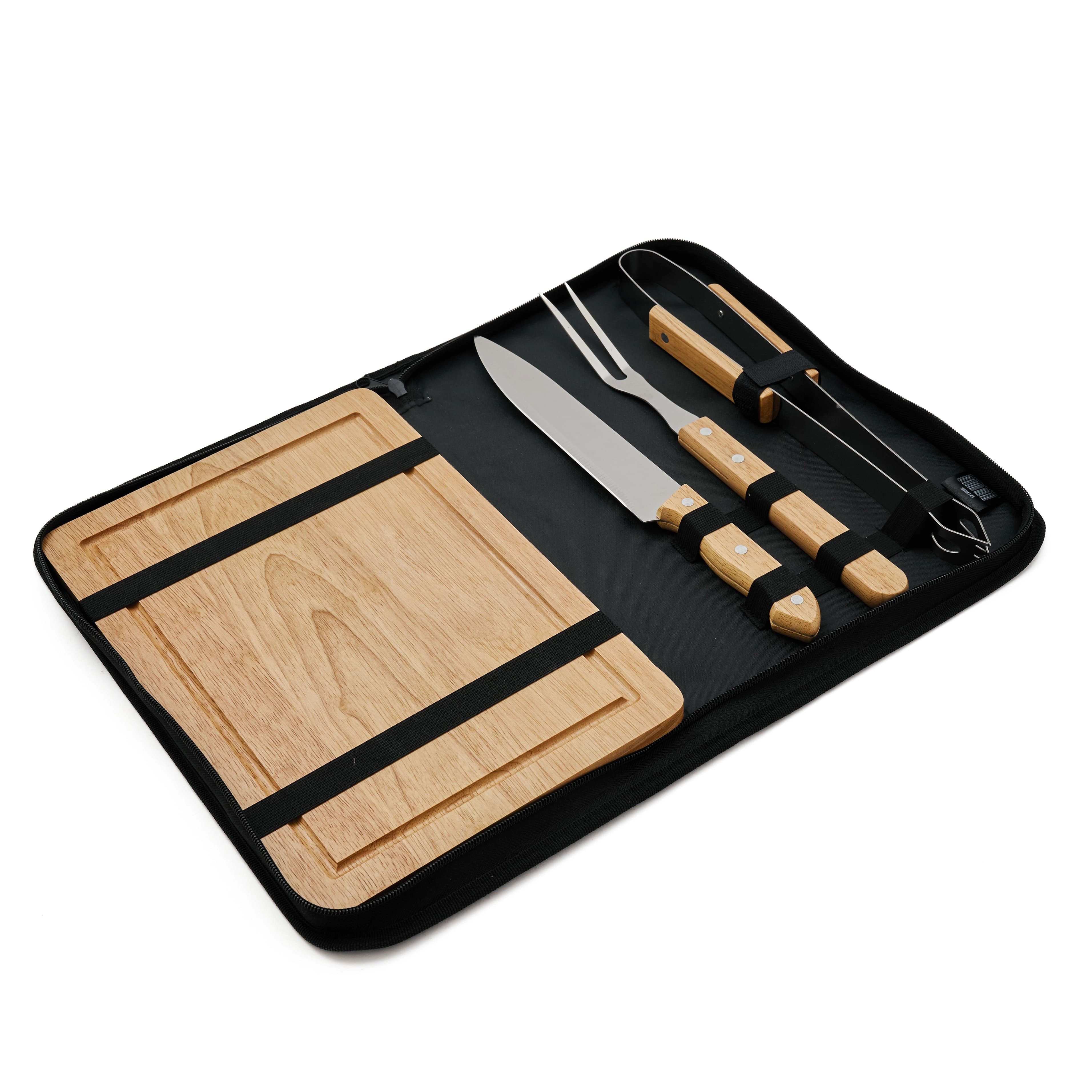 Set de Asado Brasa — Gris Claro · Gris Claro