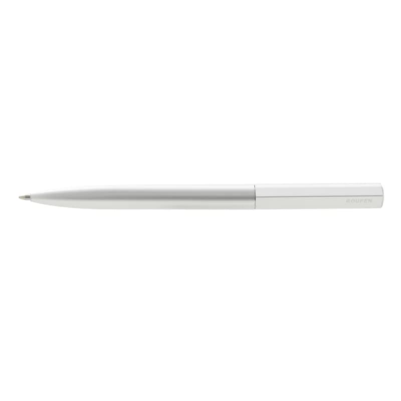 Boligrafo FUSSEN — Plateado · Plateado · Aluminio · Zamac
