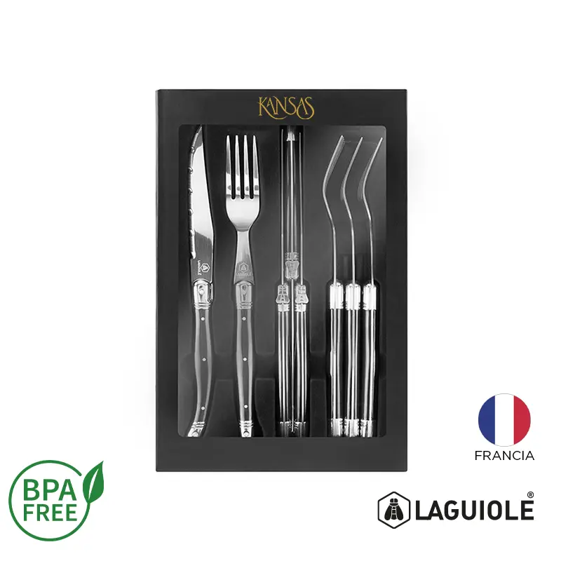 Set de 8 Cubiertos Laguiole
