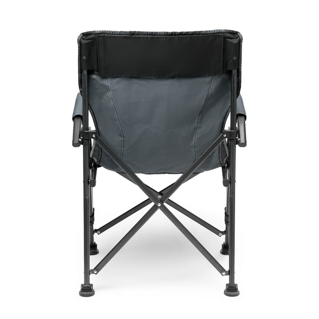 Silla Plegable Pampero — Negro · Gris Claro · Metal