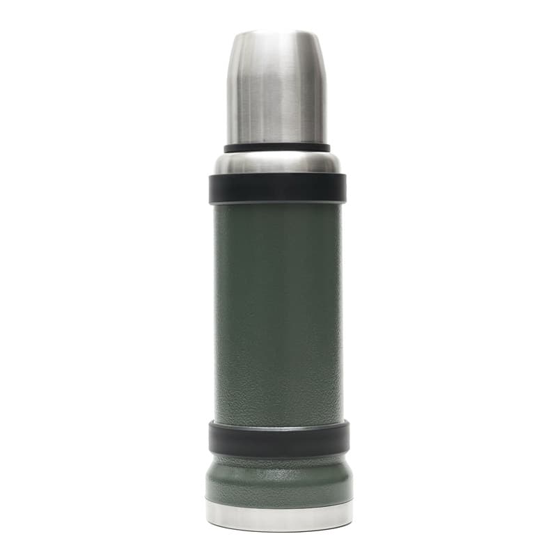 Termo IGUAZU 1.1Lts. — Verde · Gris Plata · A.Inox · Hier