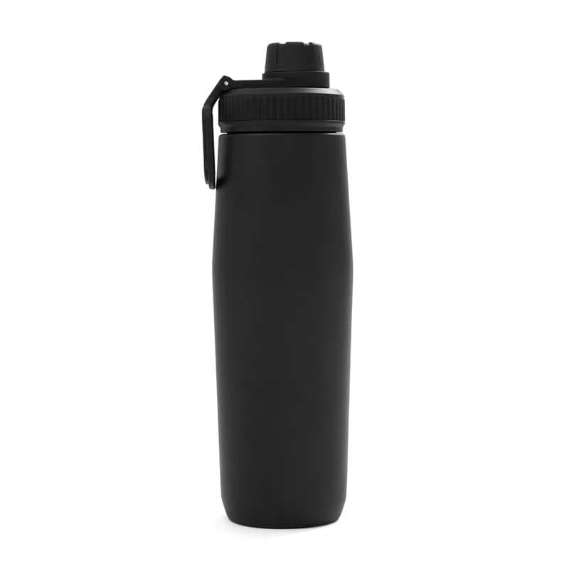 Botella OLYMPIA — Negro · Negro · Acero