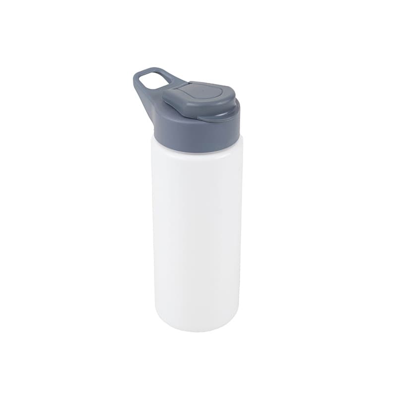 Botella Flake — Blanco · Gris Oscuro · Plastico