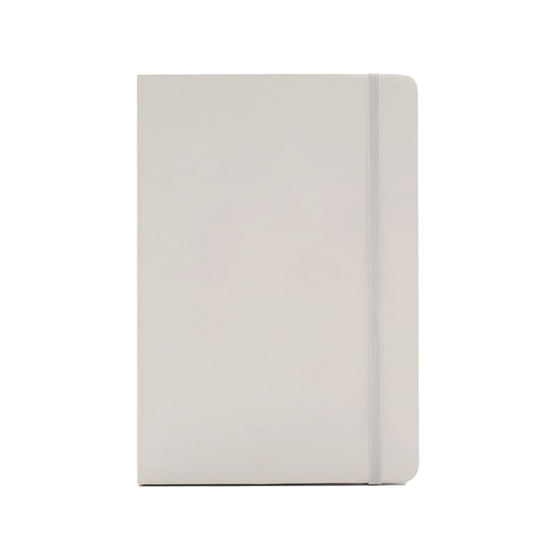 Cuaderno MUSE A5 — Blanco · Blanco · Poliestileno