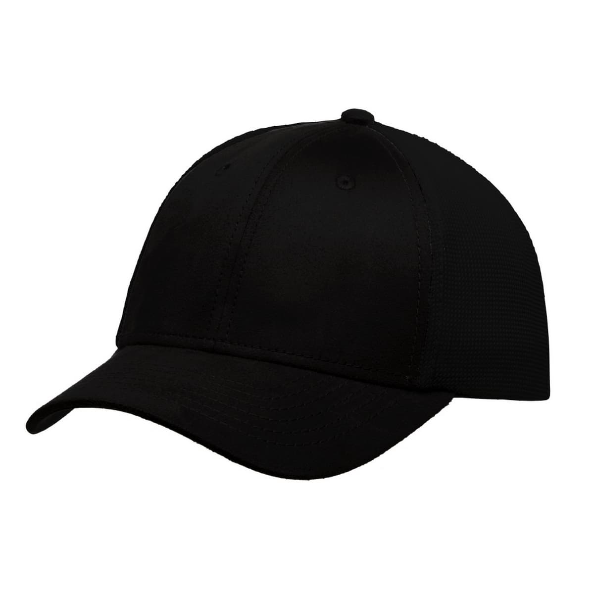 Gorro Santa Fe Mesh Combinado — Negro · Negro · Algodon · Poliest