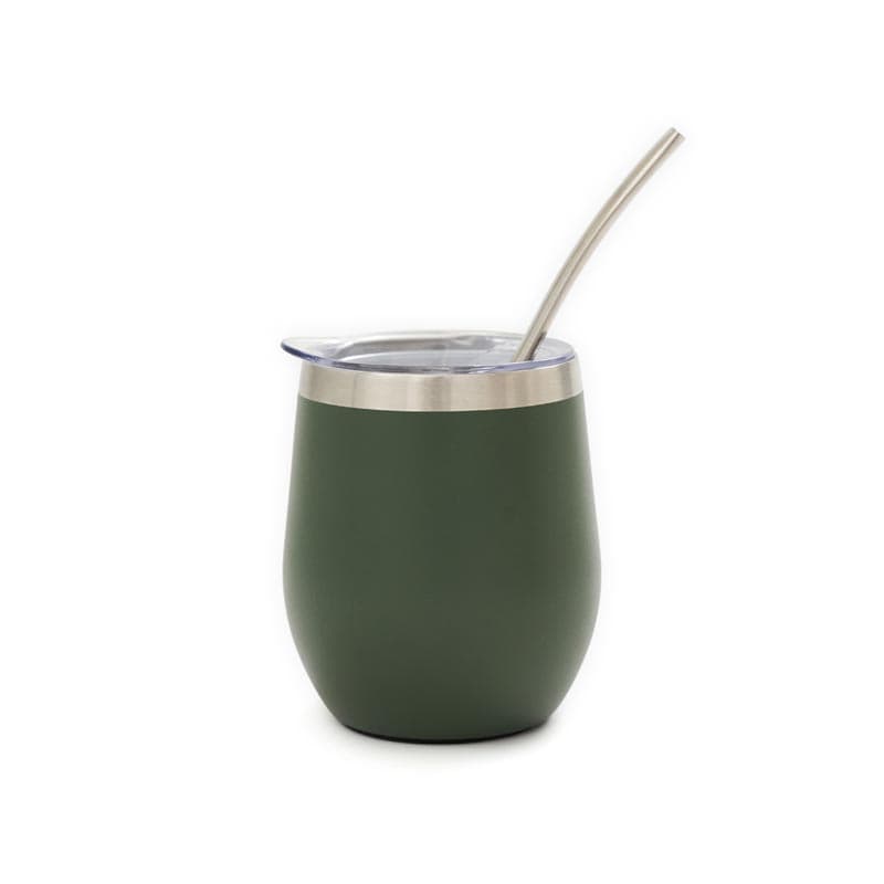 Mate SAN ROQUE c/Bombilla — Verde · Verde · Acero