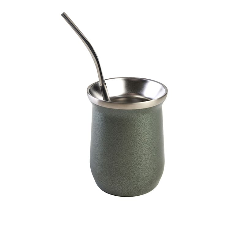 Mate ORIGEN c/Bombilla — Verde · Verde · Acero