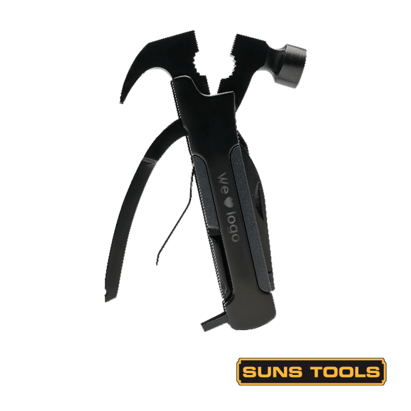 Rescue Multitool — Negro · Acero