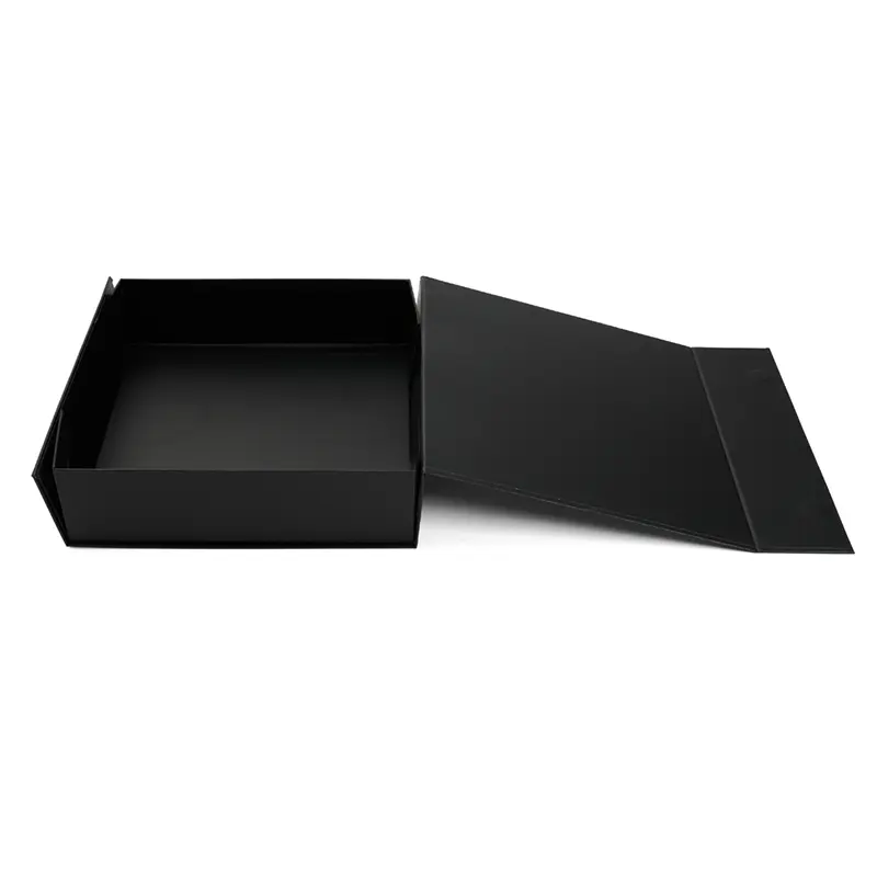 Caja Plegable — Negro · Cartón