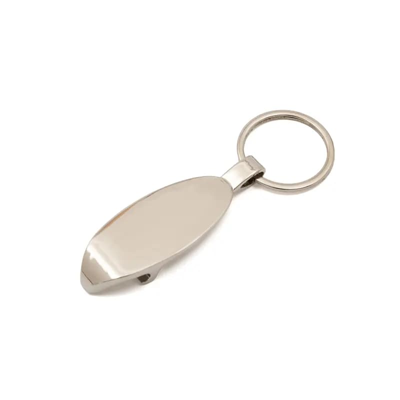 Llavero Destapador Hopper — Plateado · Zamac