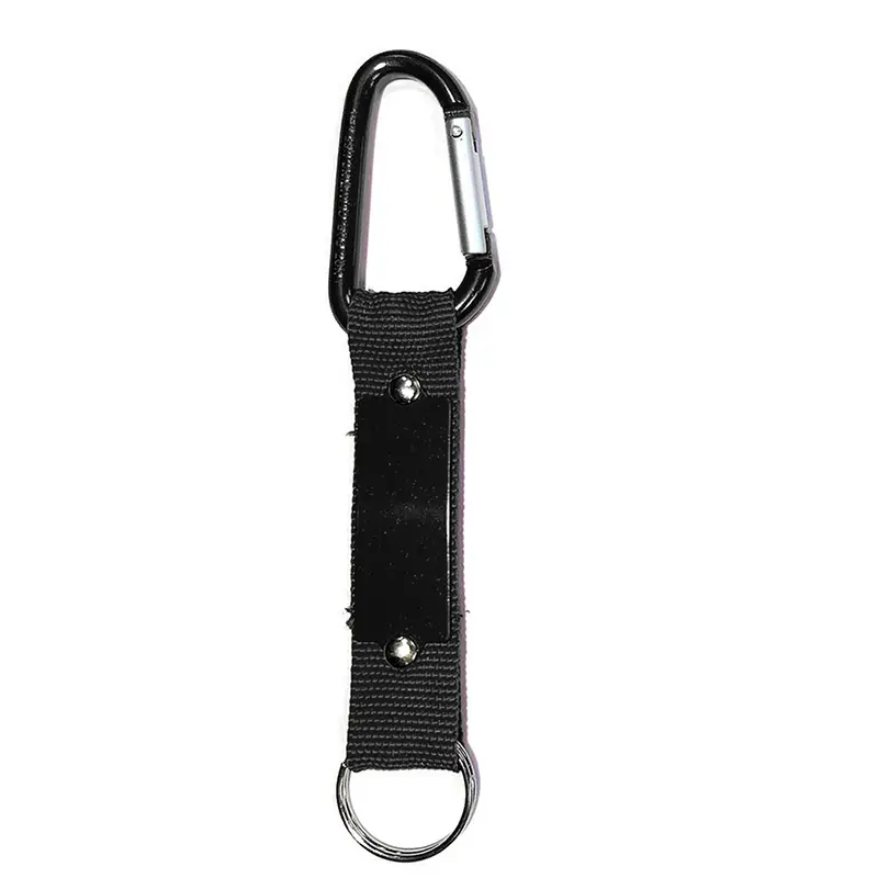 Llavero CARABINER — Negro · Nylon