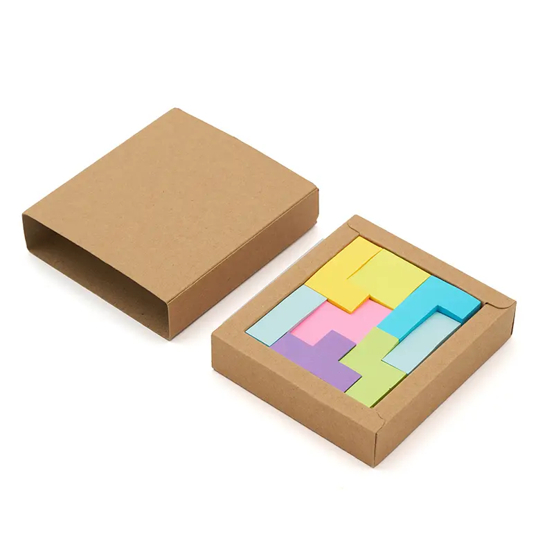 Set Memo Tetrix — Marrón · Marrón · Papel
