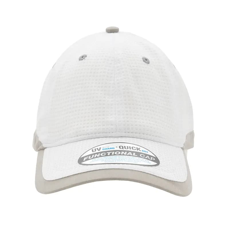 Gorro Wimbledon — Blanco · Gris Claro · Mesh