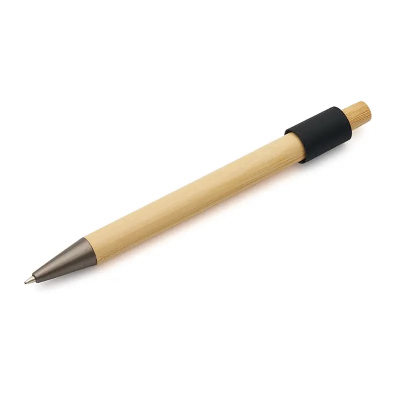 Boligrafo Spinner — Negro · Bamboo