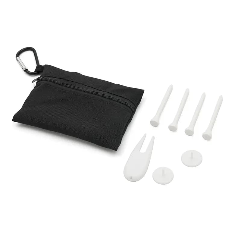 Set de Golf Swing — Negro · Blanco · Bamboo